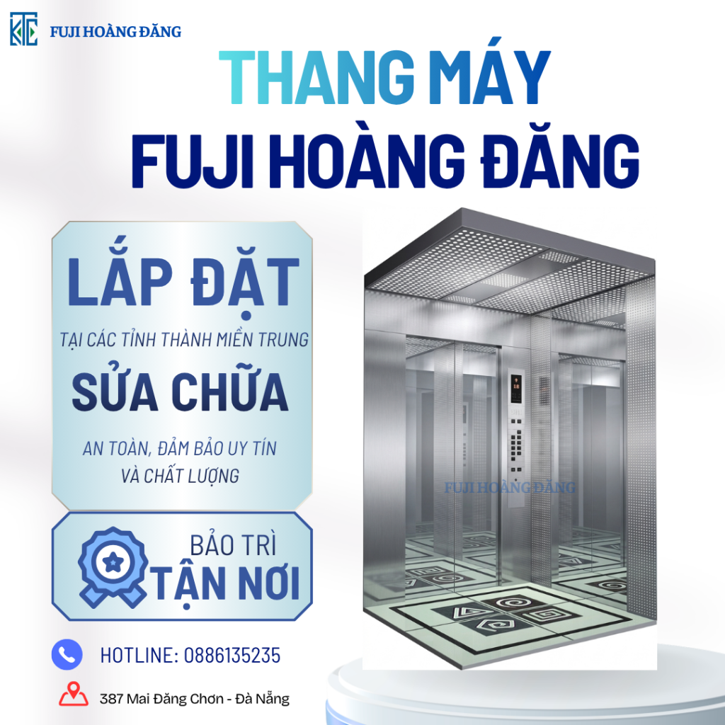 Dịch vụ lắp đặt thang máy Fuji Hoàng Đăng tại Đà Nẵng