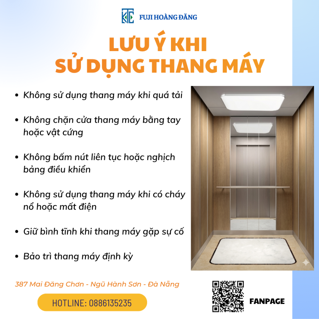 Những lưu ý khi sử dụng thang máy để tránh rủi ro khi sử dụng