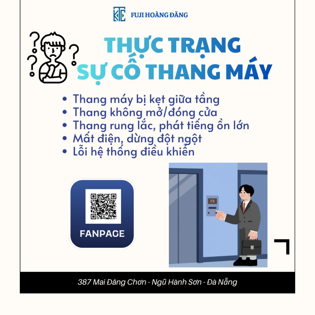 Những sự cố thang máy hay gặp phải nếu không chú ý