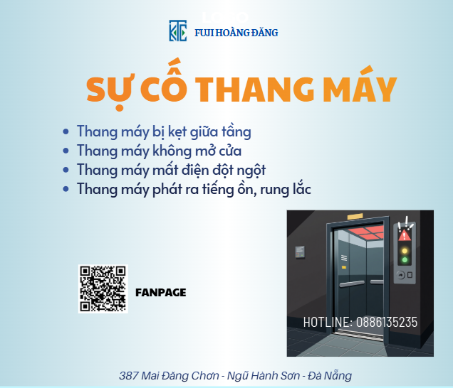 Những sự cố thang máy thường gặp phải trong thực tế