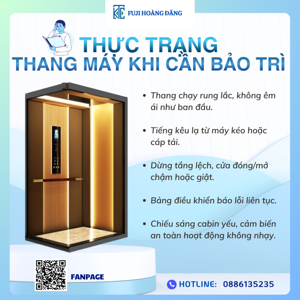 Thực trạng nếu không bảo trì thang máy định kỳ