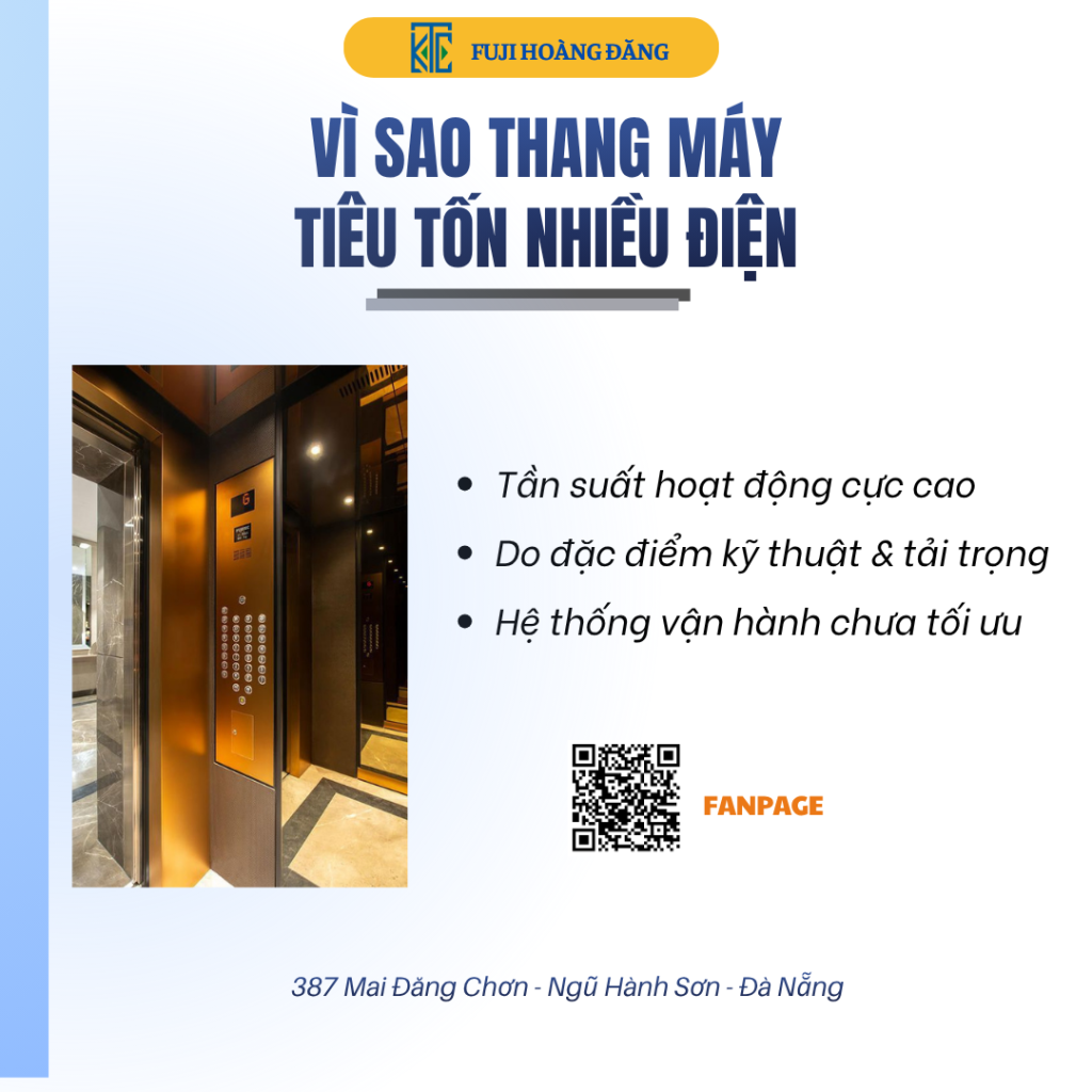 Vì sao thang máy lại tiêu tốn nhiều điện của các công trình 