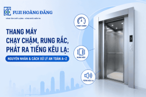 Thang máy bị lỗi- chậm, rung lắc, phát ra tiếng động lạ
