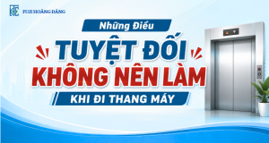 Những điều tuyệt đối không nên làm khi đi thang máy